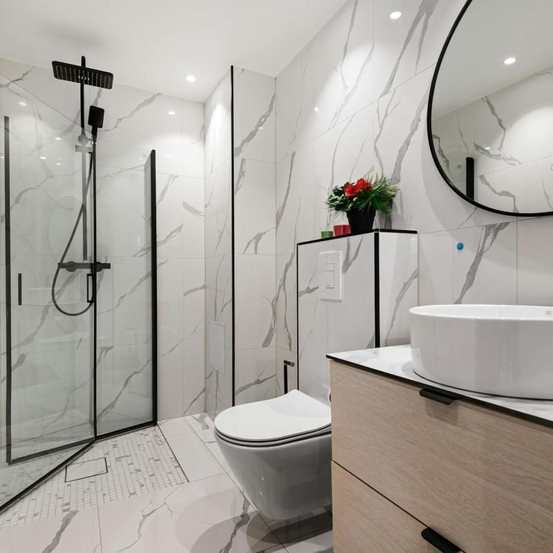 small basin vs large basin for cloakrooms in glasgow bathrooms